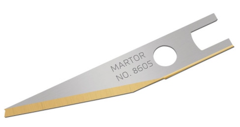 pics/Martor/New Photos/Klinge/8605/martor-8605-graphic-spare-blade-33x6-mm-steel-tin-coated-002.jpg